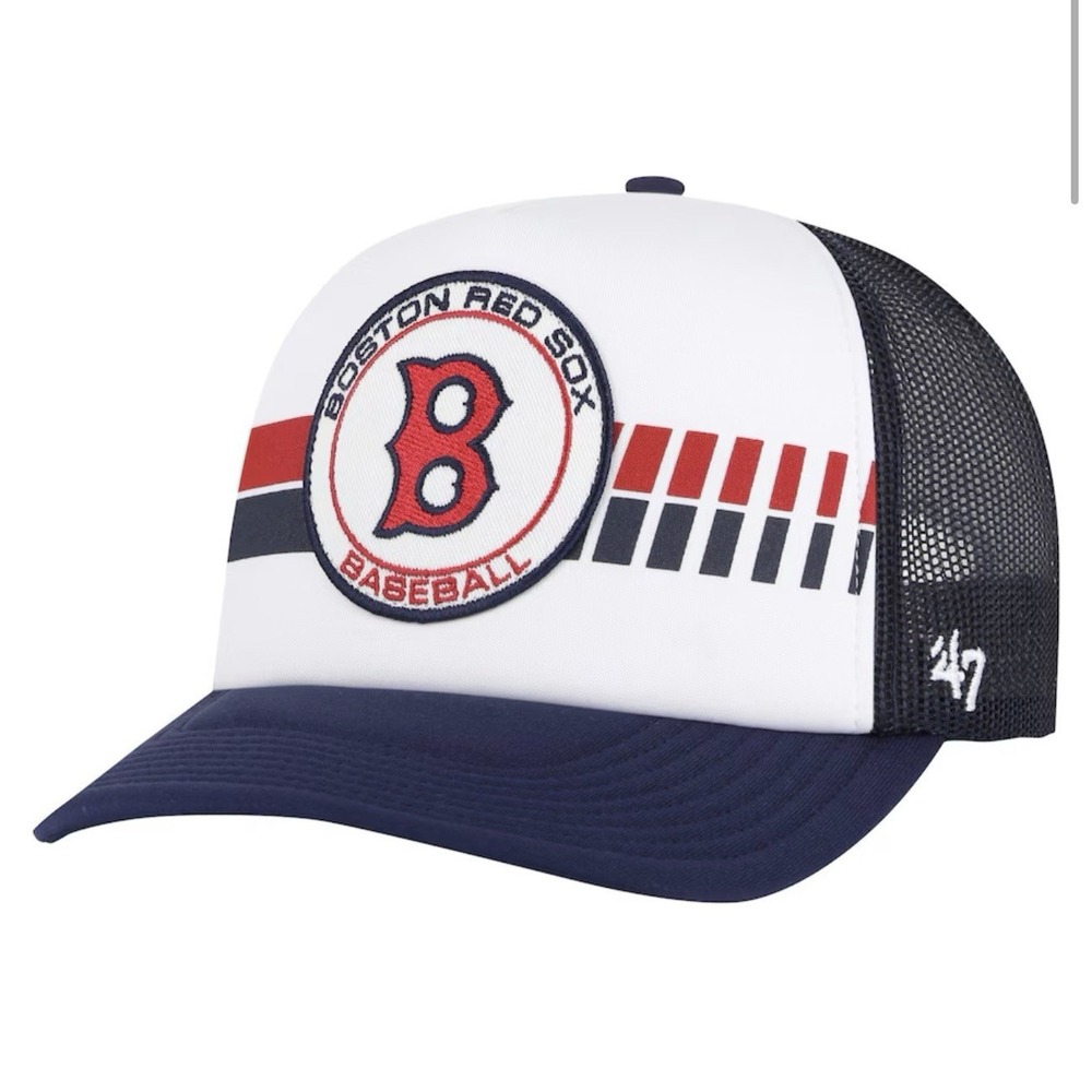Boston Red Sox Men's '47 White Cooperstown Collection Wax Pack Express Hat NWT